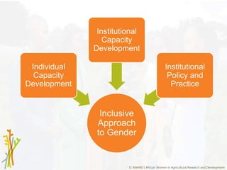 Expanding scope for gender integration and impact: moving beyond individual empowerment to institutional empowerment