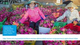 Why talk is not cheap - Boosting women's agribusinesses through dialogue: results and lessons from Kenya and Vietnam