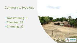 A community typology of social change devised from the bottom-up