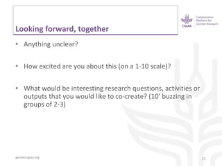 CGIAR Collaborative Platform for Gender Research - Gender meets big data