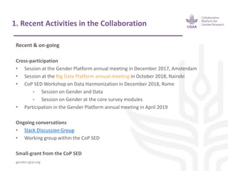 CGIAR Collaborative Platform for Gender Research - Gender meets big data