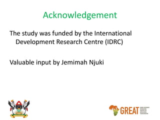 Why gender focal person structures are not working in Rwanda and Uganda's national agricultural research organizations