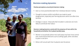 Land restoration and changing gender dynamics in the drylands of eastern Kenya