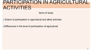 A descriptive analysis on the gendered distribution of labour and participation in household economic activities in Manipur, India