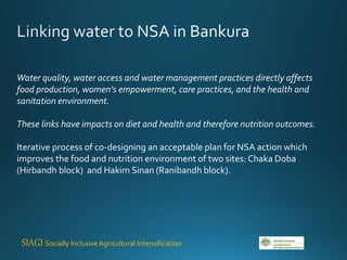 Ethical community engagement (ECE) to improve agriculture-nutrition links in resource poor communities - Lessons from the field