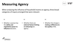Beyond income: The Pandora's box of agency and what it really means