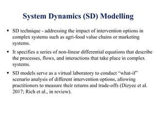 Gender, technology and agricultural value chain: Can market access help us improve nutritional security?