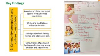 Gender based perceptions of food, dietary behavior and practices in tribal regions of Telangana: a qualitative assessment of vulnerable population