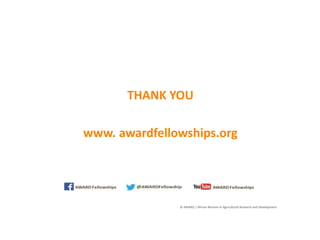 Effective gender training for agricultural researchers: Lessons learned for best practice