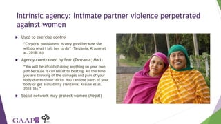 Women's empowerment in agriculture lessons from qualitative research