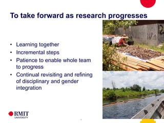 Applying a gender lens to community fire management and peatland restoration in Indonesia