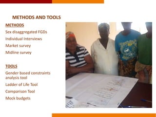 Commercializing OFSP in Mozambique: a gendered perspective