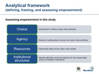 Gender transformative change along the capture fishery value chain: Panel evidence from the Barotse Floodplain, Zambia
