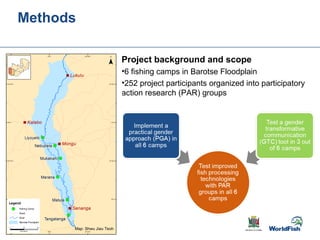 Gender transformative change along the capture fishery value chain: Panel evidence from the Barotse Floodplain, Zambia