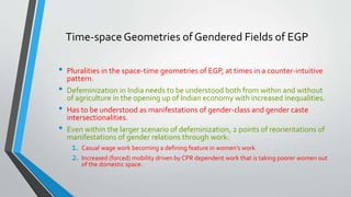 Learning from cross country difference of female work participation in agriculture in the Eastern Gangetic Basin: The macro and micro connections