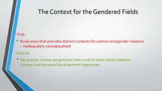 Learning from cross country difference of female work participation in agriculture in the Eastern Gangetic Basin: The macro and micro connections