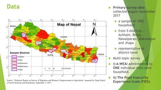 Male outmigration, intra-household decision-making and agricultural production: the case of Nepal