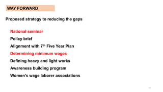 Determinants of gender based wage discrimination of agriculture wage laborer in Bangladesh