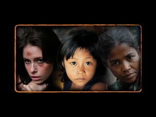 The FBI estimates that well over 100,000 women and children are trafficked into the U.S. every year. They generally range in age from 9 to 19, with the average age being 11.Although almost 50% of trafficking victims are sold into prostitution, the other half are forced to work in factories, harvest crops, wash dishes in restaurants and clean in motels and officesThere are more than 25,000 people living in slavery, in America, right now