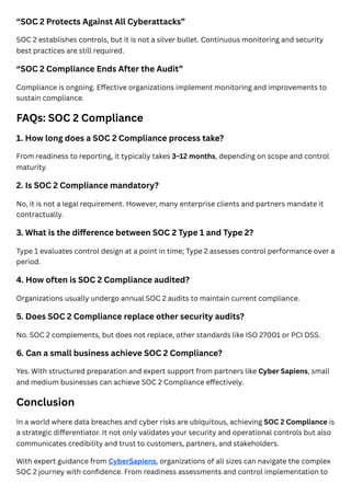SOC 2 Compliance: What It Is, Why It Matters, and How to Achieve It | PDF