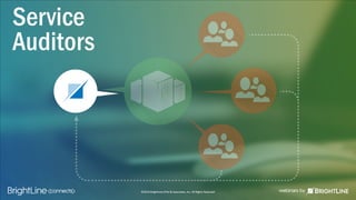 ©2015 BrightLine CPAs & Associates, Inc. All Rights Reserved
Service
Auditors
©2015 BrightLine CPAs & Associates, Inc. All Rights Reserved
 