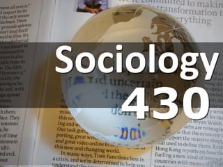 Sociology
430
cc: somegeekintn - https://www.flickr.com/photos/66335021@N00
 