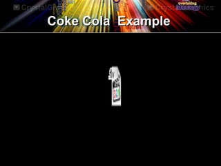 Coke Cola Example
•H
 