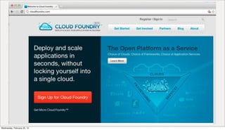 Wednesday, February 22, 12
 