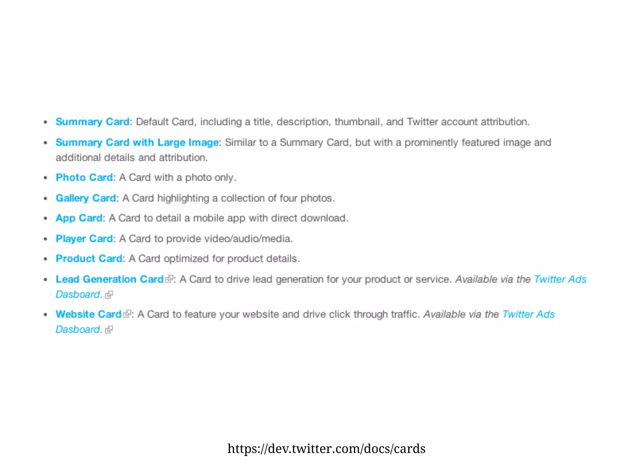 https://dev.twitter.com/docs/cards
 