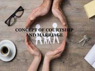 CONCEPT OF COURTSHIP
AND MARRIAGE
 
