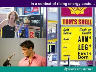In a context of rising energy costs…
 