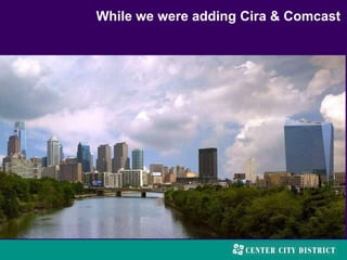 While we were adding Cira & Comcast
 