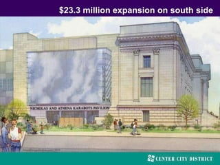 $23.3 million expansion on south side
 