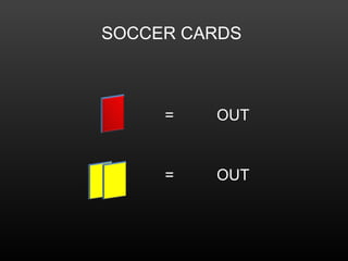 SOCCER CARDS
= OUT
= OUT
 