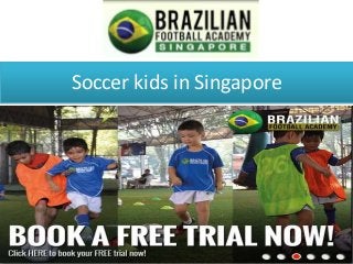 Soccer kids in Singapore
 