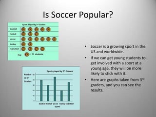 I will explain goalie, defenders, midfielders, and forwards.Staying in PositionsAt this age, it is hard to teach students positions and lanes used in soccer. Young kids have a habit of following the ball, instead of staying in their spot. This activity helps students move up and back on the field depending on where the ball is.  