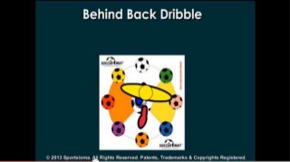 SoccerMat Drill Examples: Behind Back Dribble