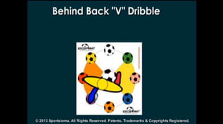 SoccerMat Drill Examples: Behind Back V Dribble