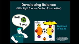 SoccerMat Drill Examples: Developing Balance
