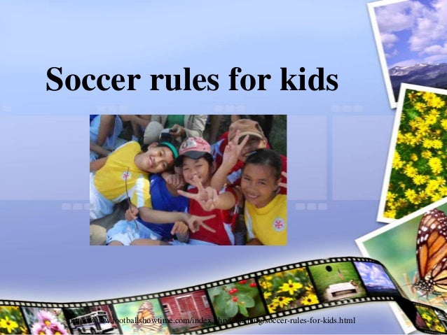 Soccer rules for kids