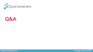 Social Connections 11 Chicago, June 1-2 2017
Q&A
 