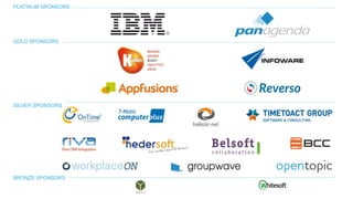 PLATINUM SPONSORS
GOLD SPONSORS
SILVER SPONSORS
BRONZE SPONSORS
 