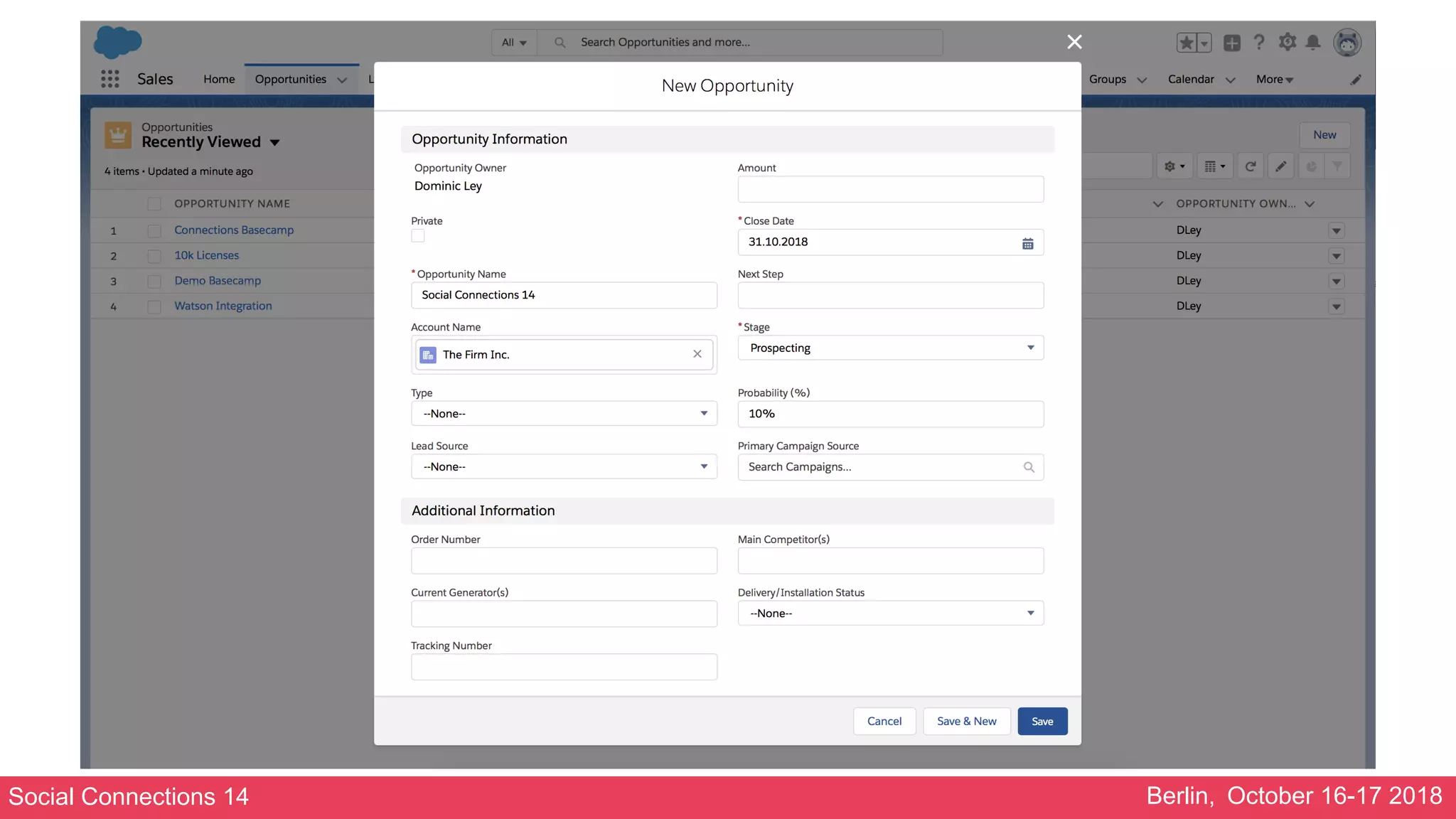 Social Connections 14 Berlin, October 16-17 2018
 