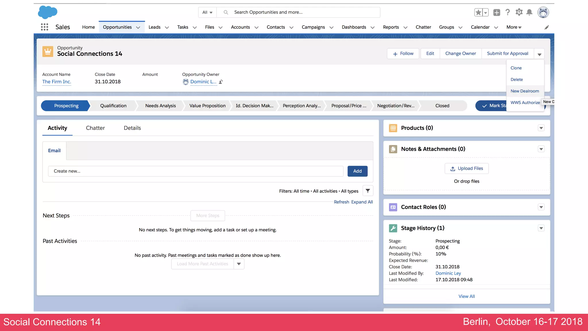 Social Connections 14 Berlin, October 16-17 2018
 
