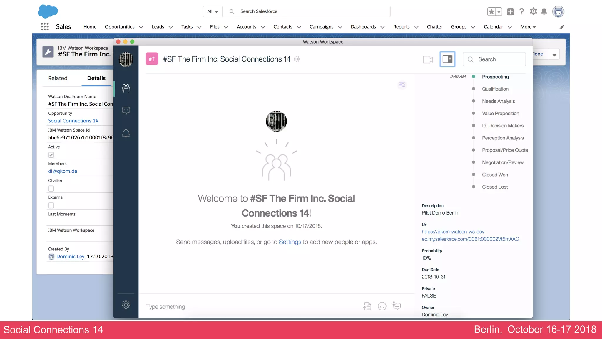 Social Connections 14 Berlin, October 16-17 2018
 