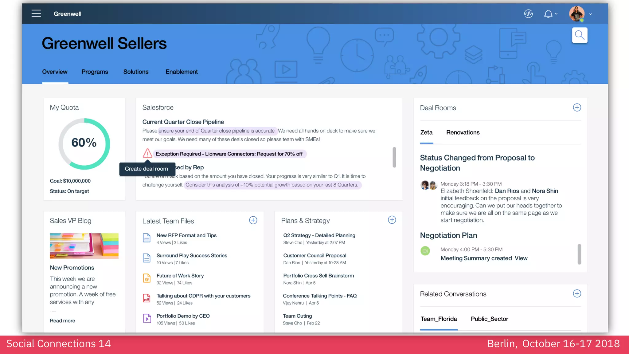 Social Connections 14 Berlin, October 16-17 2018
 