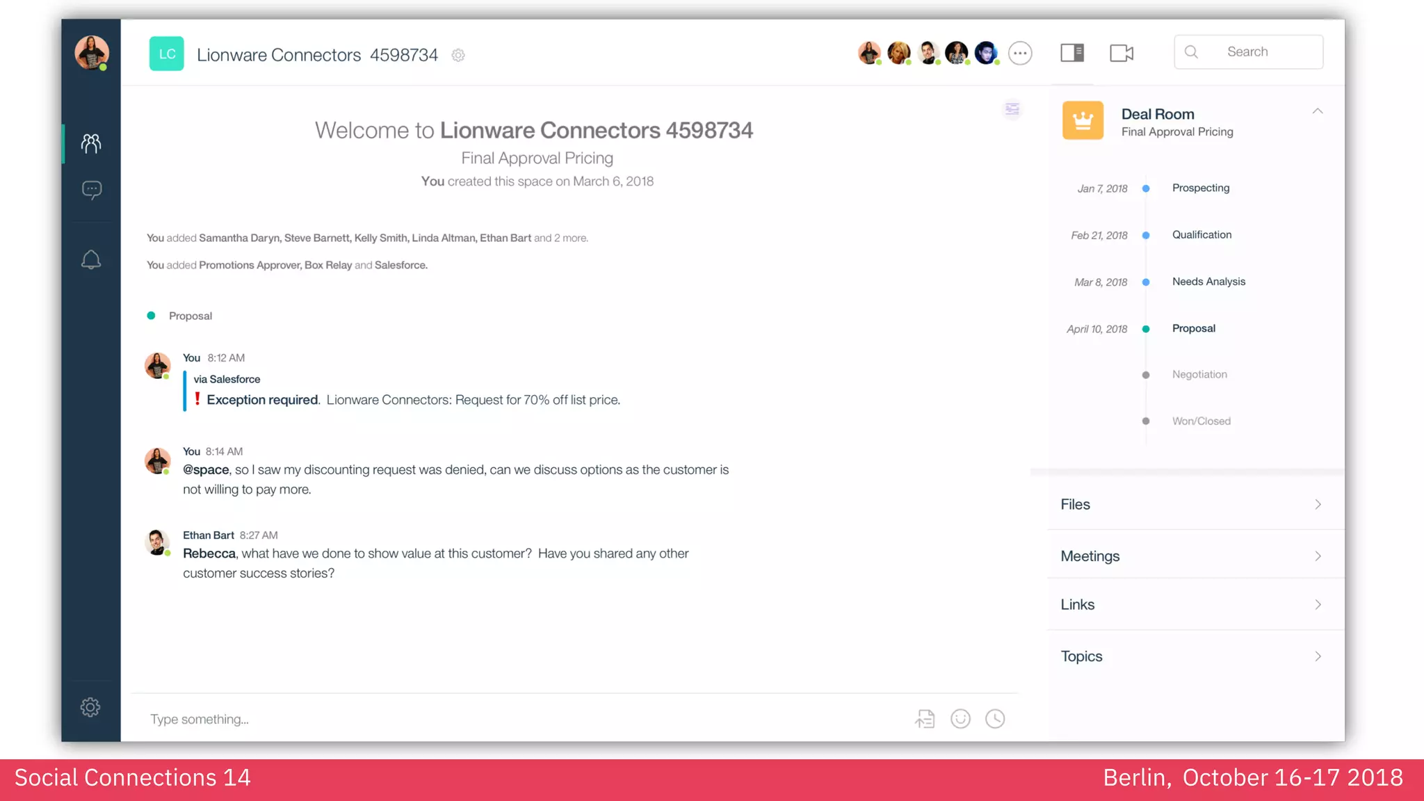 Social Connections 14 Berlin, October 16-17 2018
 