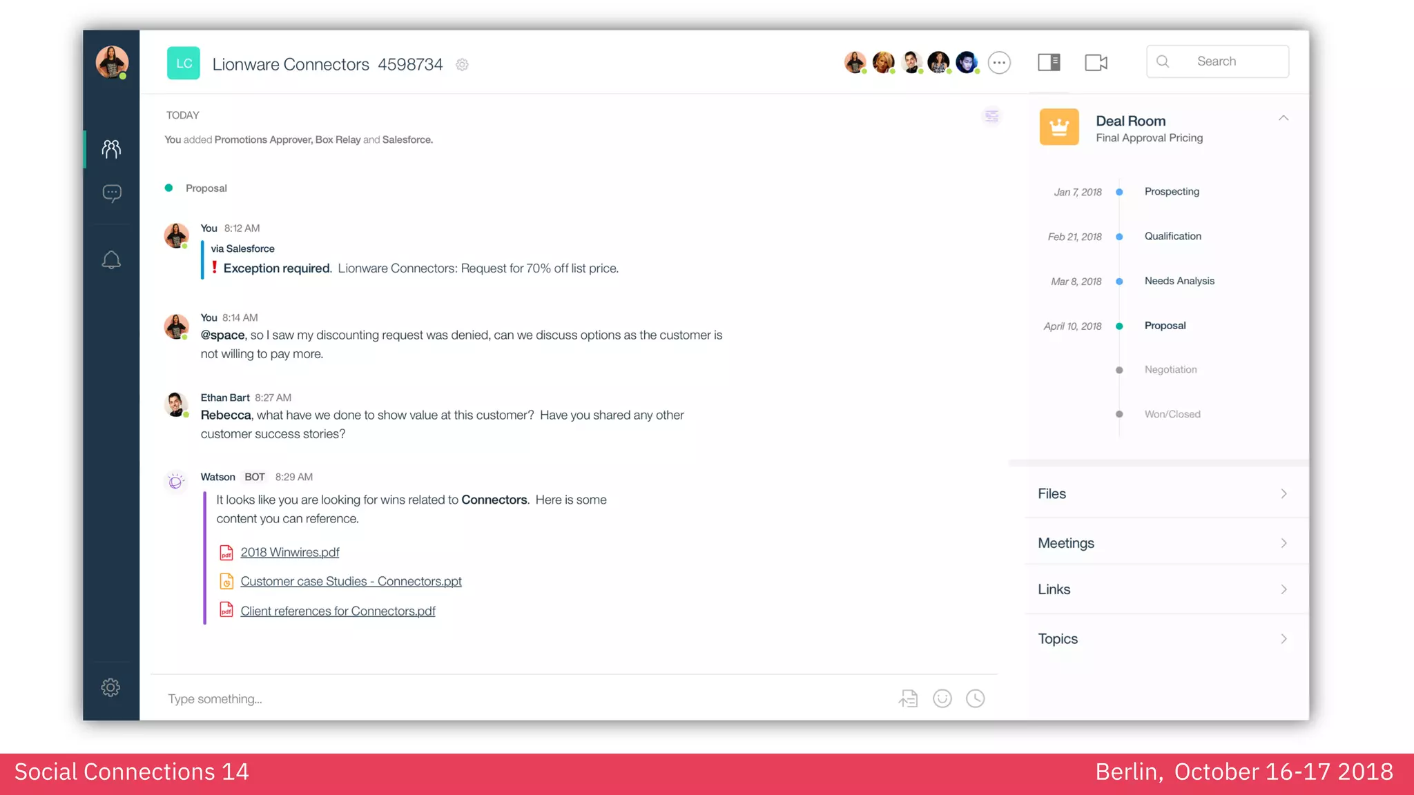 Social Connections 14 Berlin, October 16-17 2018
 