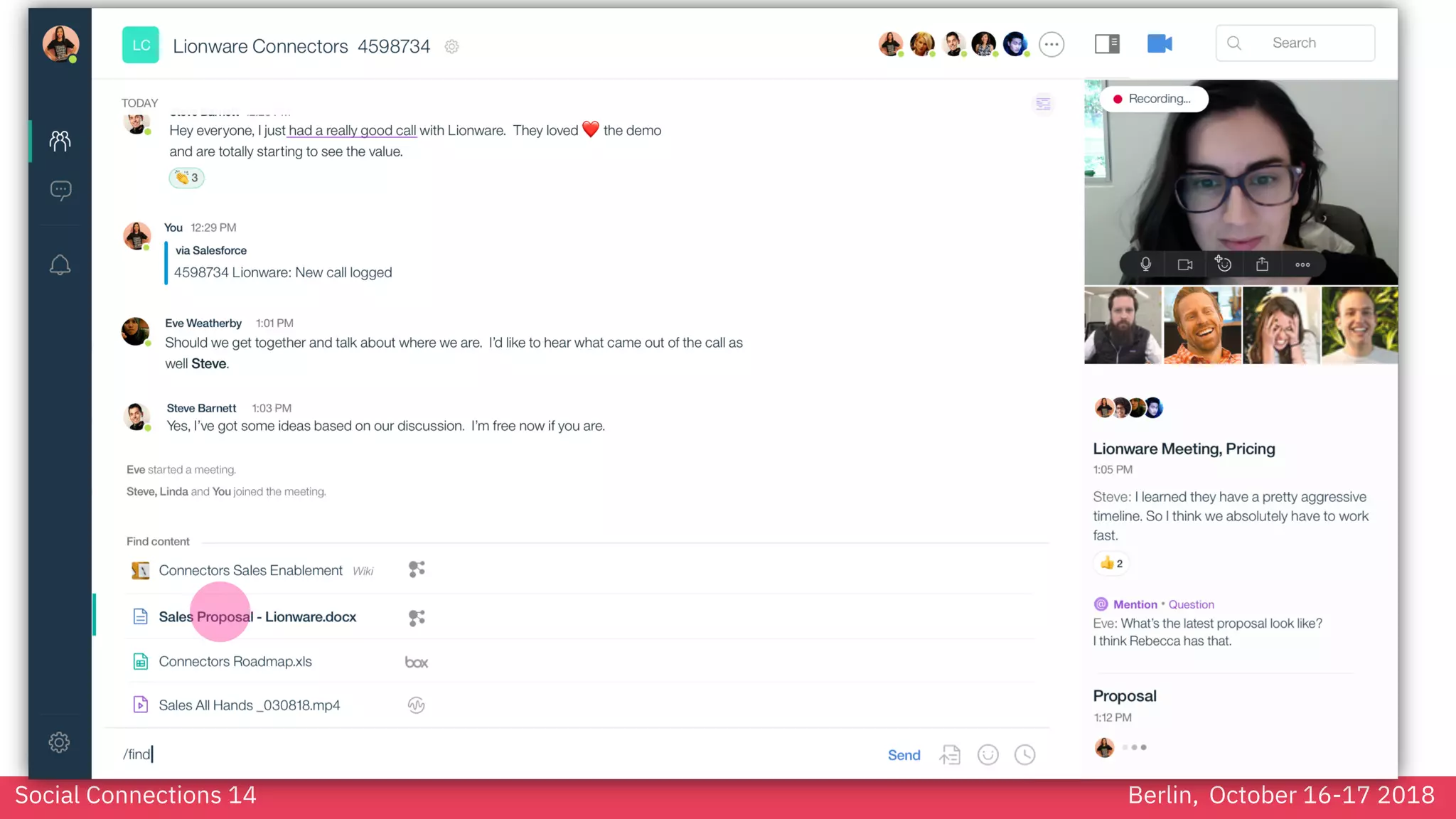 Social Connections 14 Berlin, October 16-17 2018
 