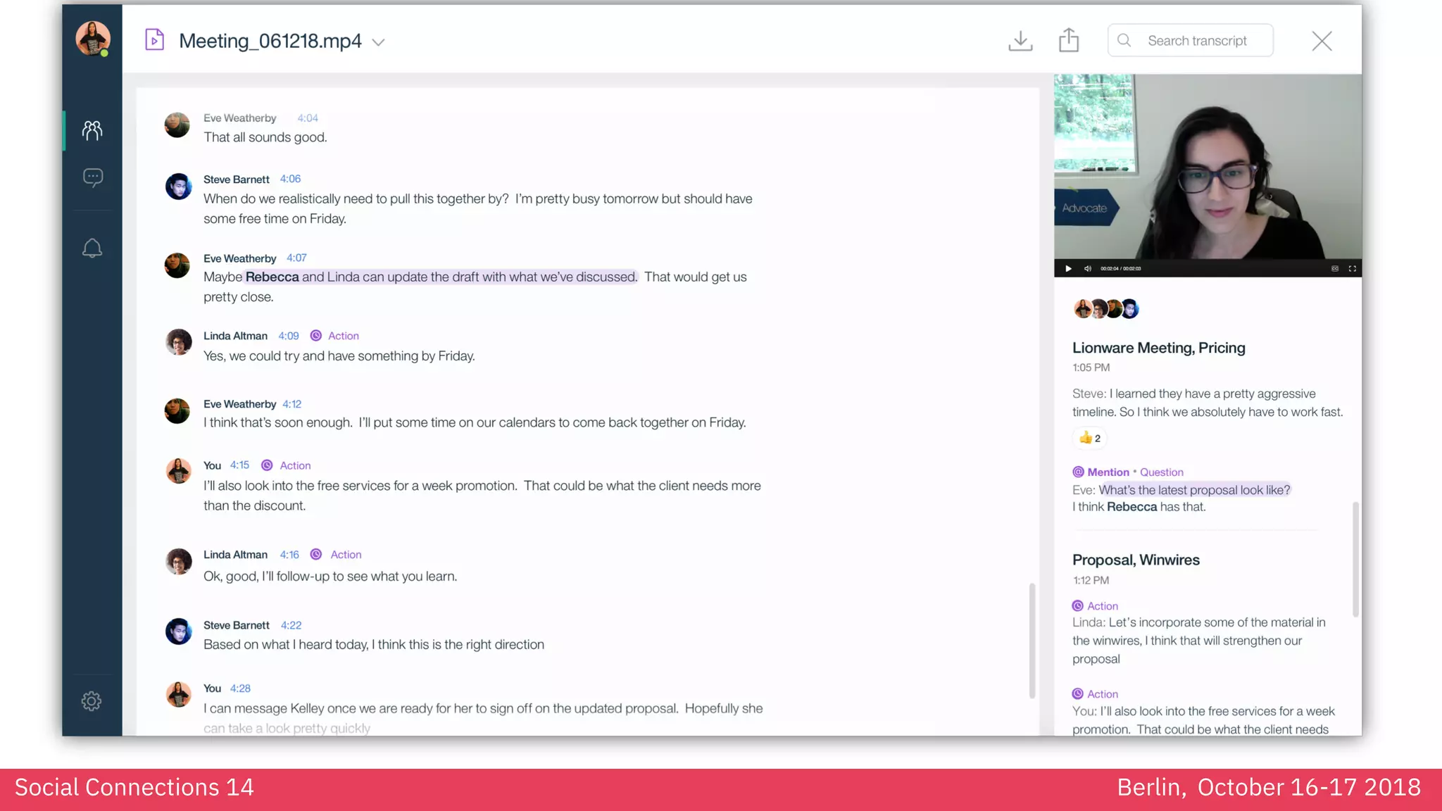 Social Connections 14 Berlin, October 16-17 2018
 